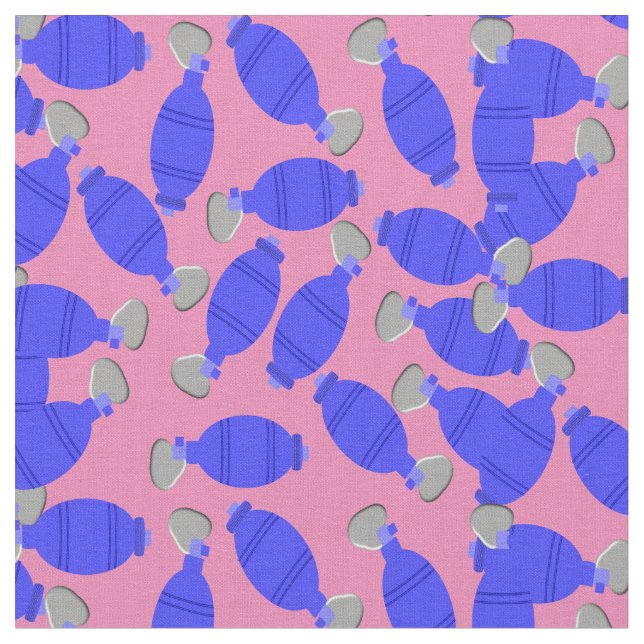 Tissu Thérapie respiratoire Sacs d'ambu rose (Fermer)
