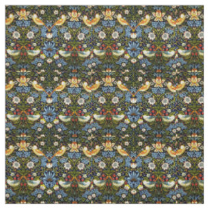 Tissu Thief fraise par William Morris Fabric
