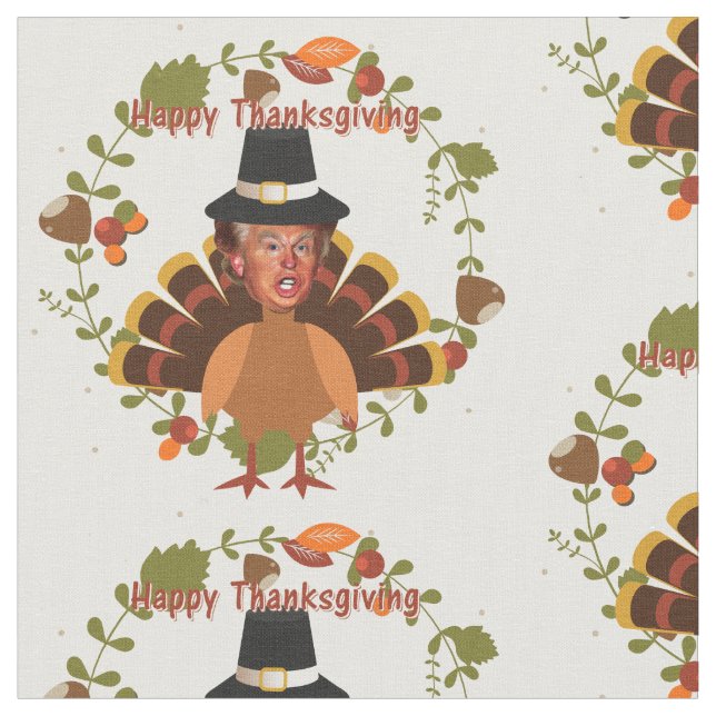 Tissu thistesse trump turkey (Fermer)