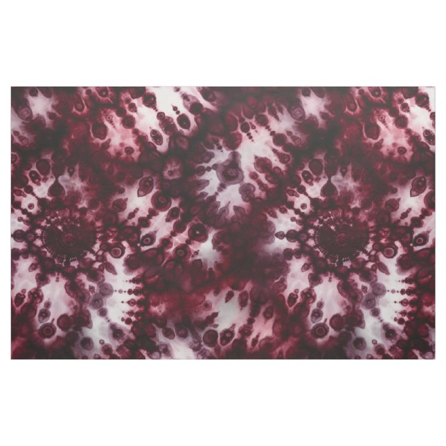 Tissu Tie-dye Violet Amarante  (Yard)