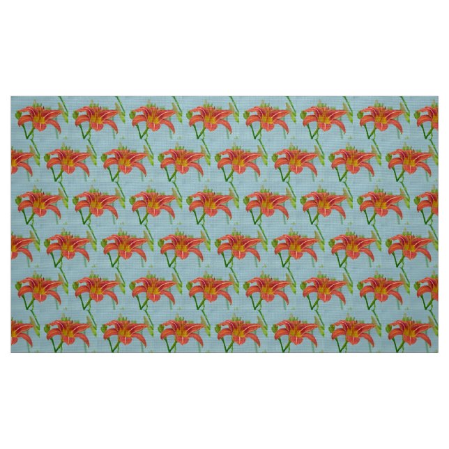Tissu Tiger Daylily (Fat Quarter)