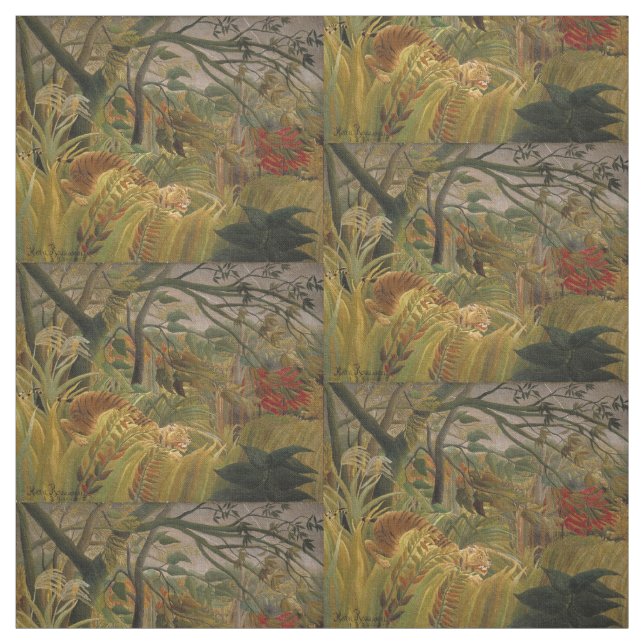 Tissu Tigre de Rousseau (Échantillon)