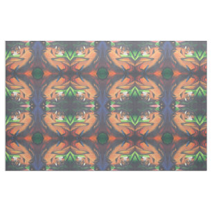 Tissu Tigre En Style Art Géométrique Franz Marc