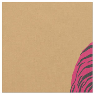 Tissu Tigre rose , Chat sauvage