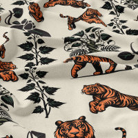 Tigres du Bengale et vignes de la Jungle