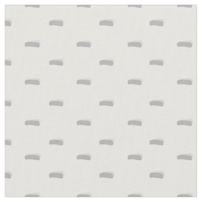 Tissu Tirets minimalistes gris sur blanc (Fermer)