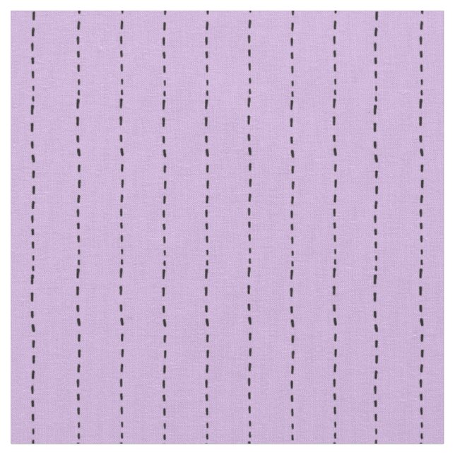 Tissu Tirets sur violet clair (Fermer)