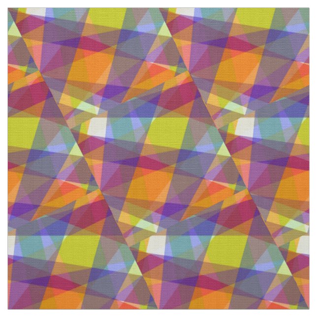 Tissu Tissé Géométrique Léger - Polyester (Échantillon)