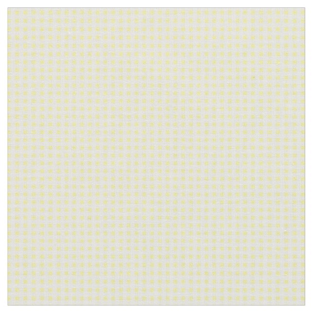 Tissu Tissu, motif gingham jaune (Fermer)