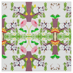 Tissu Tissu, Possum Chicks Frog Floral