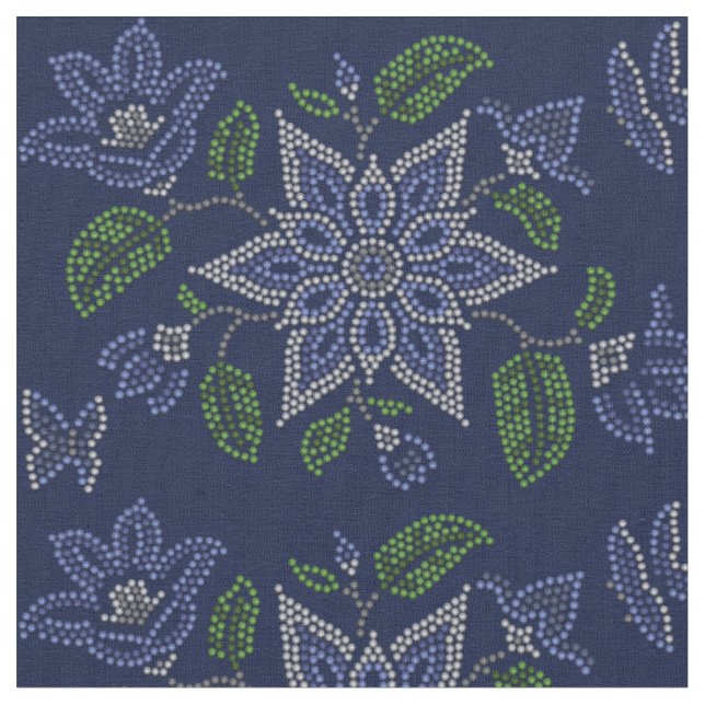 Tissu Tissus d'art métis Artisanat autochtone Tissus (Fermer)
