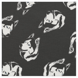 Tissu Tissus de malamut Husky Fabric Dog Textiles