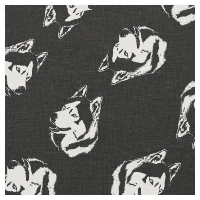 Tissu Tissus de malamut Husky Fabric Dog Textiles (Fermer)