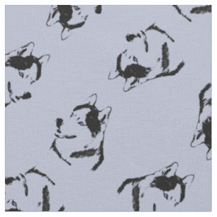 Tissu Tissus de malamut Husky Fabric Dog Textiles