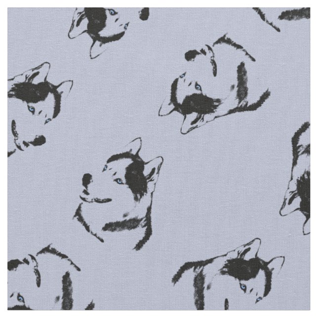 Tissu Tissus de malamut Husky Fabric Dog Textiles (Fermer)