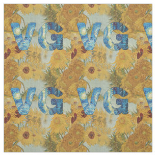 Tissu Tissus de tournesols de Vincent van Gogh