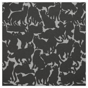 Tissu Tissus Motif Artistique Chat Amateur de Chats en T
