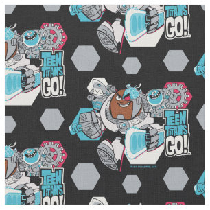 Tissu Titans Ados, allez ! Graphique Arsenal de Cyborg