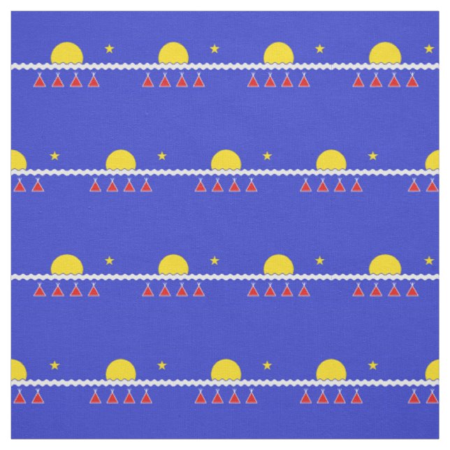 Tissu Tlicho Drapeau Tlicho Nation Tlicho Textiles (Échantillon)