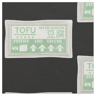 Tissu Tofu Pop art emballage alimentaire