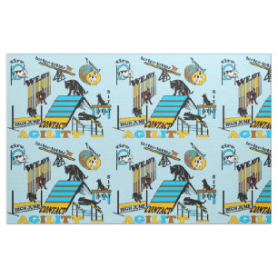 Tissu Toile d'agilité pour amoureux de les chiens