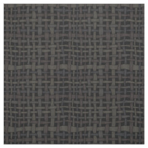Tissu Toile de jute noire élégante tissée rustique