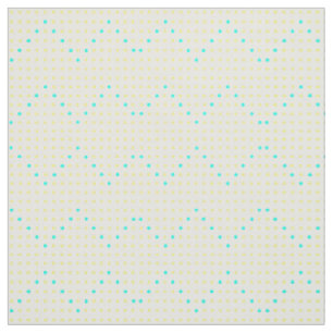 Tissu Toile de Motif de diamant Jaune Aqua Chevron Zigza