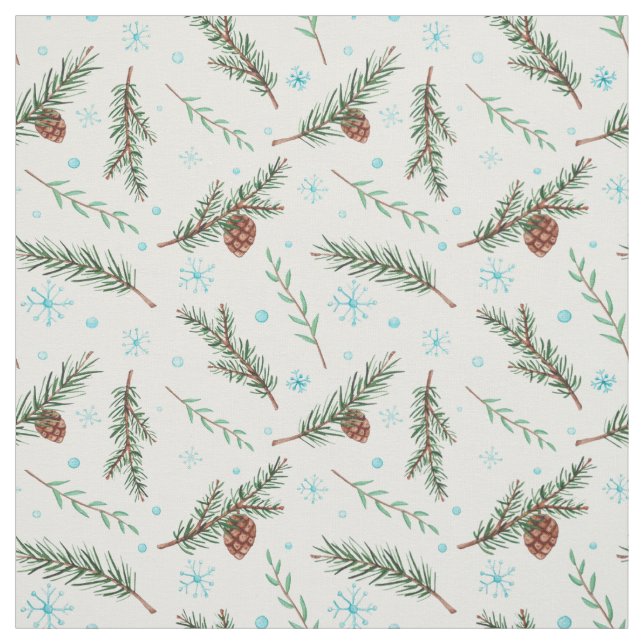 Tissu toile de pin d'hiver (Échantillon)