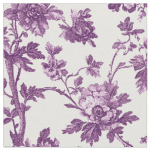 Tissu Toile de vigne de rose violette
