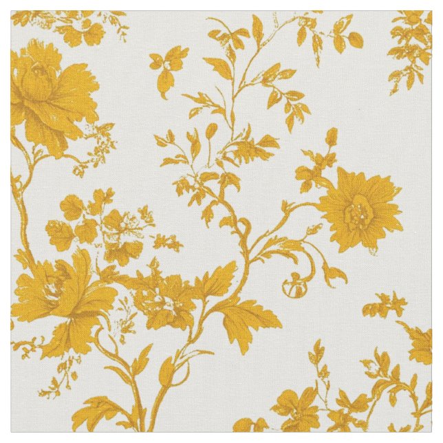 Tissu Toile de vigne dorée (Fermer)