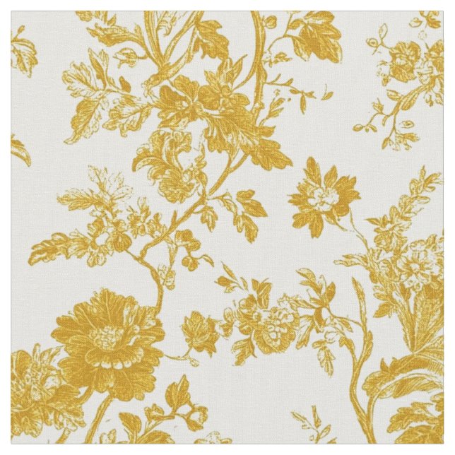 Tissu Toile Fleur de Moutarde (Fermer)