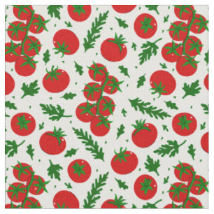 Tissu tomates roquette légumes végan végétarien
