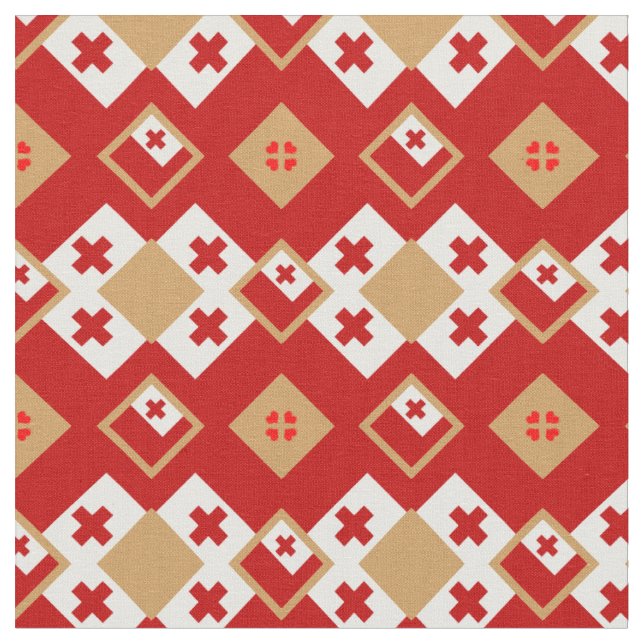 Tissu Tonga Flag & Tonga Mode de tissus branchés (Fermer)
