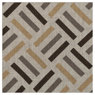 Tissu Tons de Terre Motifs modernes géométriques