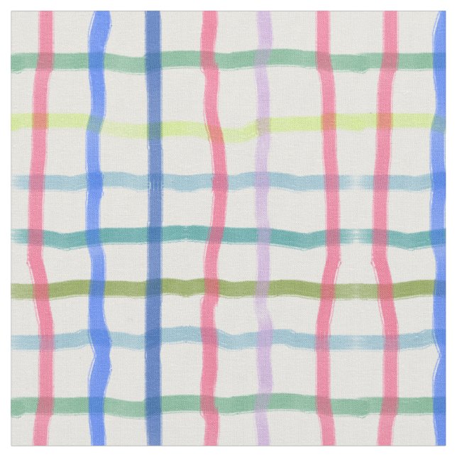 Tissu tons pastel plaid (Fermer)