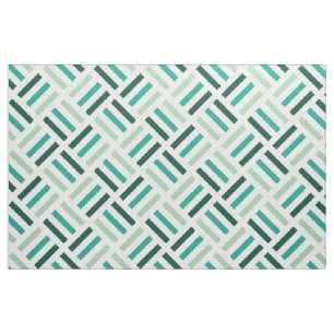 Tissu Tons verts Motifs modernes et géométriques