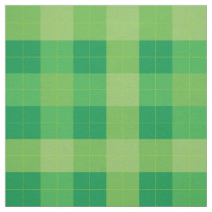Tissu Tons verts Plaid Motif géométrique