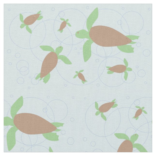 Tissu Tortues marines (Fermer)