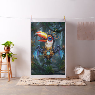 Tissu Toucan Steampunk au Clair de Lune.