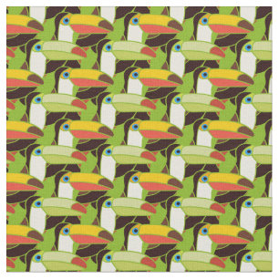 Tissu Toucans colorés