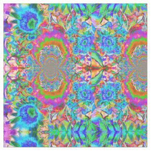 Tissu Tournesol bleu, toile d'aquarelle de tournesol ros