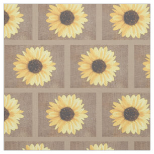 Tissu Tournesol en galets russes