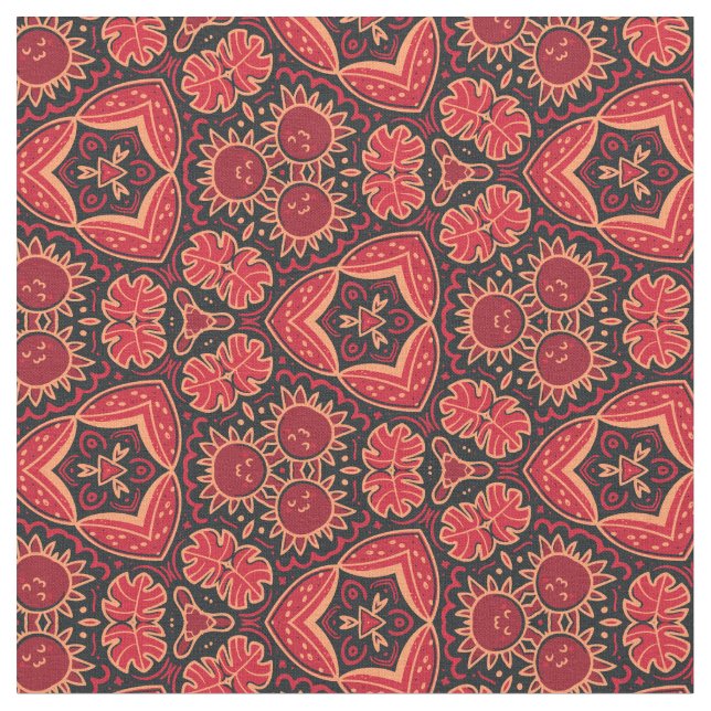 Tissu Tournesol tropical (Fermer)