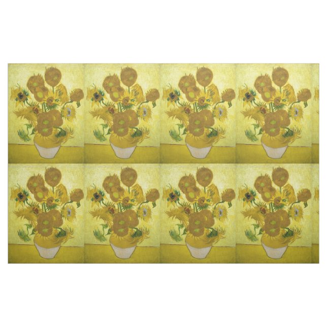 Tissu Tournesols de Van Gogh (Fat Quarter)