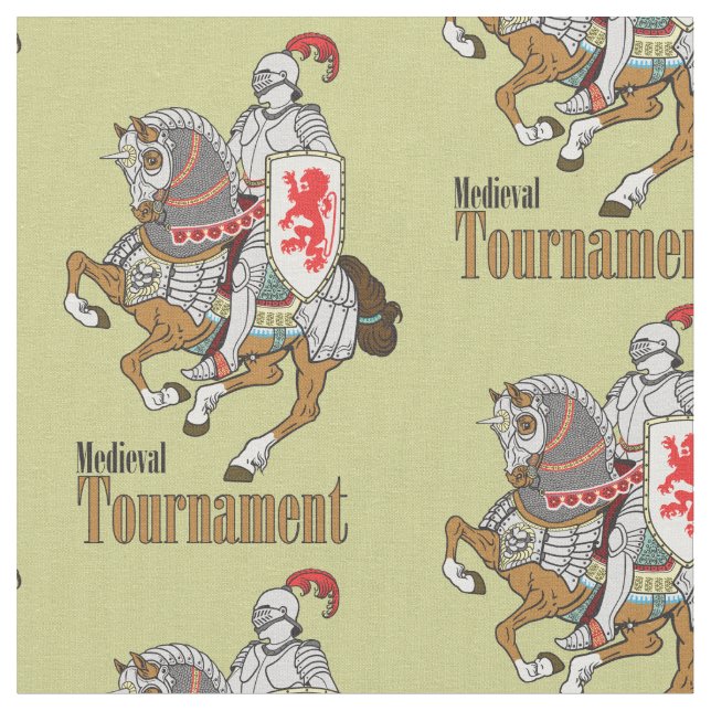 Tissu Tournoi médiéval (Fermer)