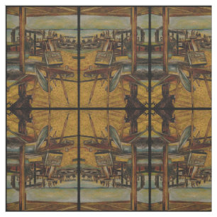 Tissu Tous les grands tableaux commencent par un seul pi