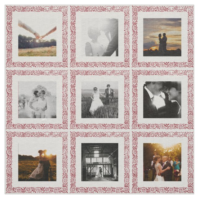 Tissu Toute couleur Indian Vine 9 Photo Fabric personnal (Échantillon)