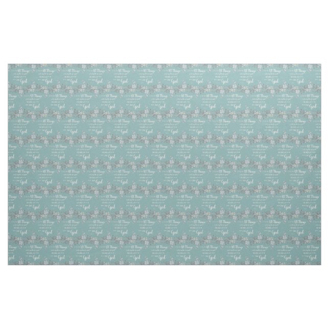 Tissu Toutes Les Choses Travaillent Ensemble - Rm 8:28 (Yard)