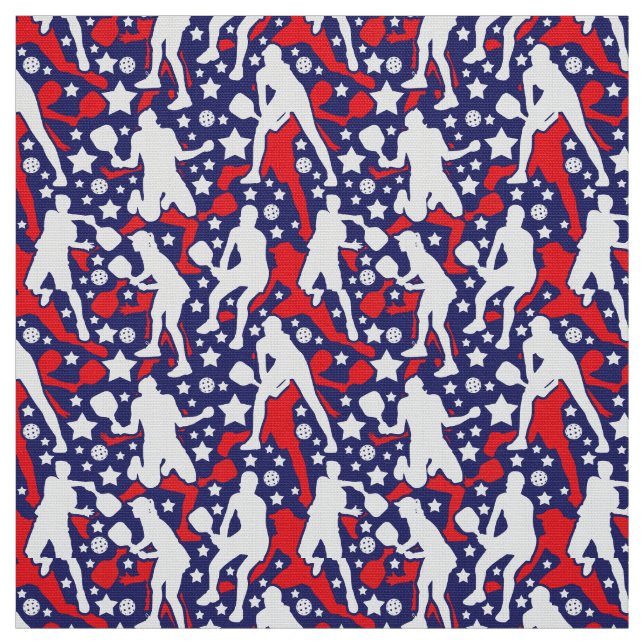 Tissu Toutes les étoiles pickleball [USA] (Échantillon)