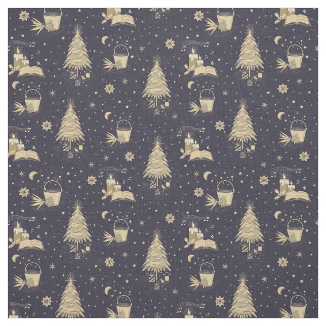 Tissu Traditions de Noël (Échantillon)